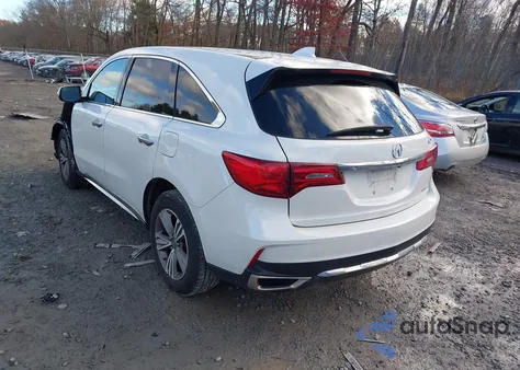 2020 Acura Mdx Standard from USA, damaged, VIN 5J8YD4H33LL044012